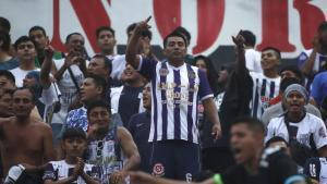Foto de archivo de aficionados de Alianza Lima