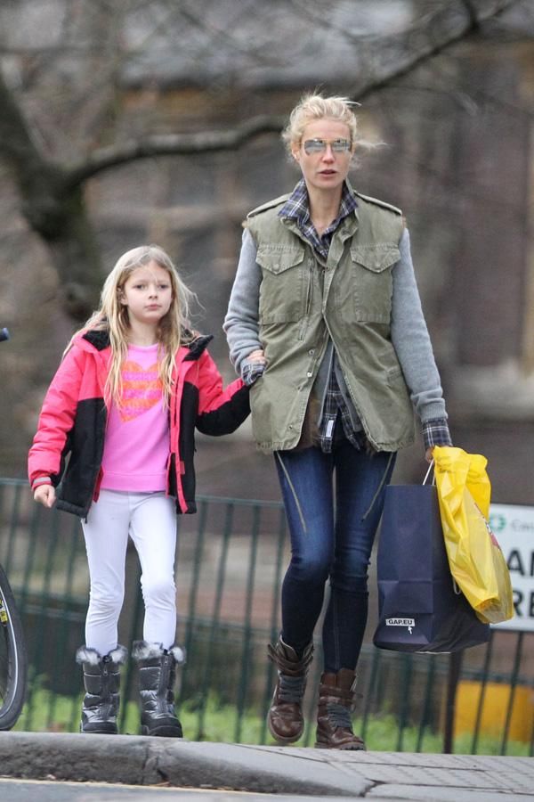 Apple Martin junto a Gwyneth Paltrow