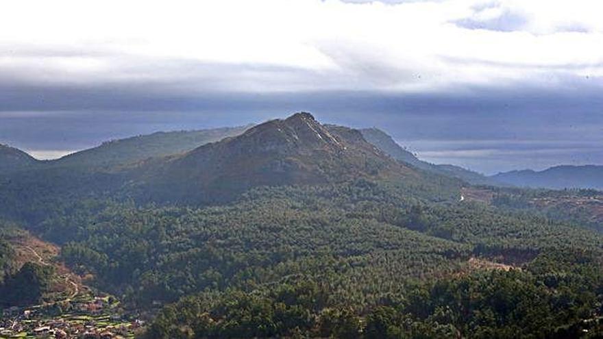 Vista del monte Galiñeiro.