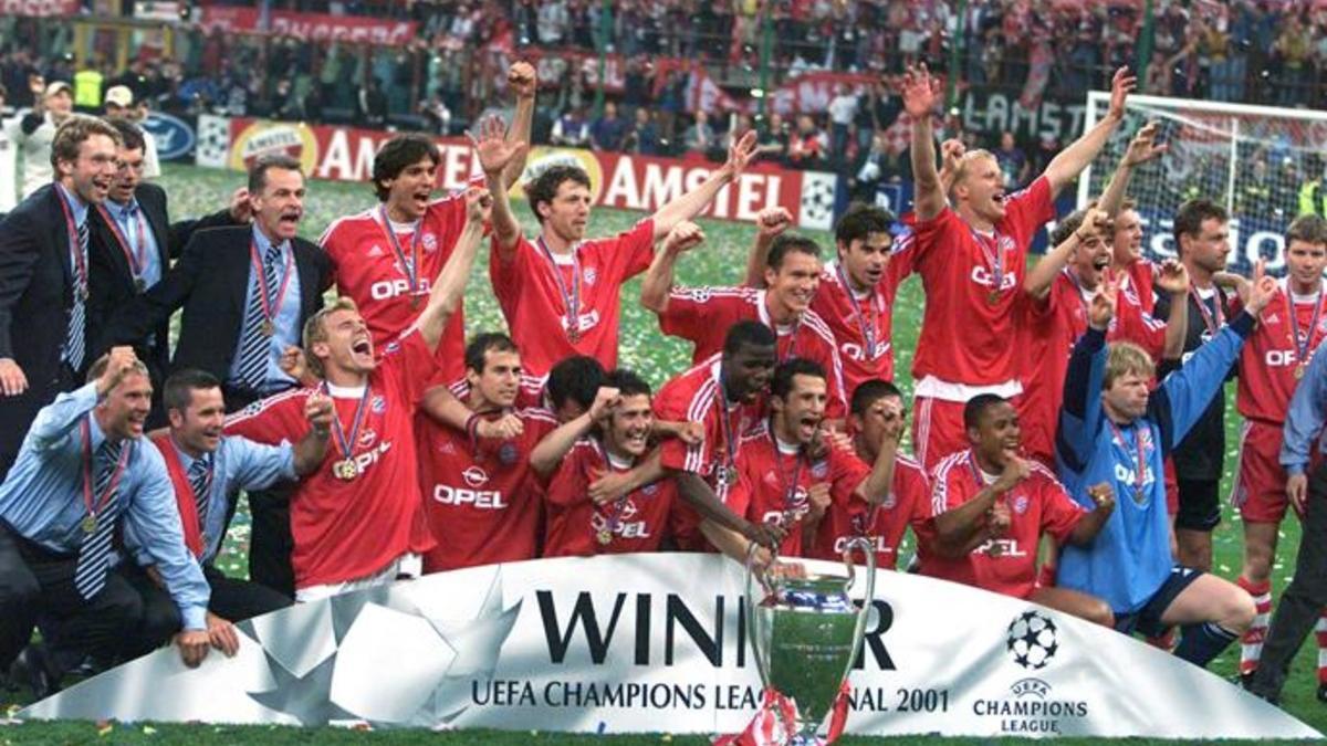 El Bayern Múnich ganó al Valencia en la tanda de penaltis en la final del 2001