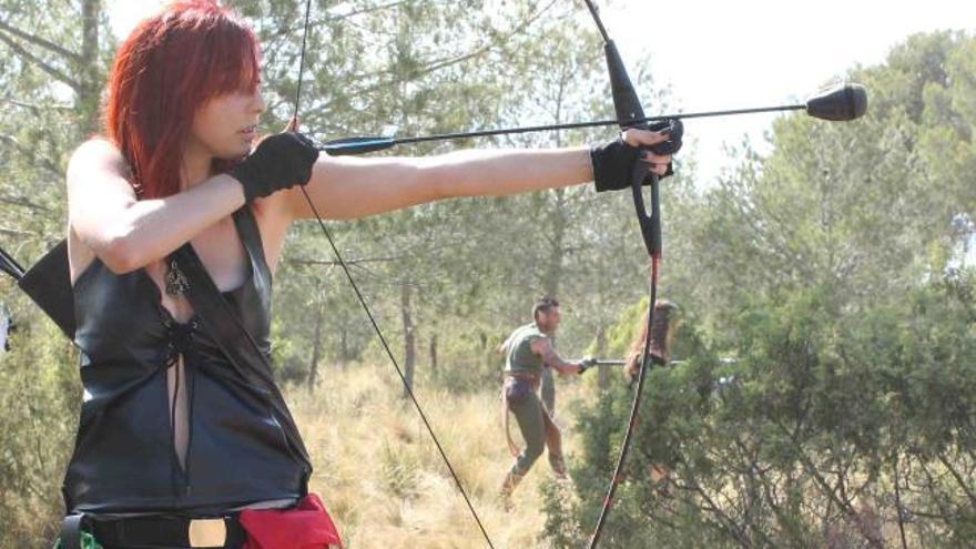 Marina Tejeiro durante uno de los combates.