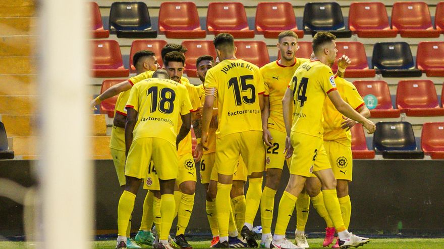 El Girona encarrila ante el Rayo en Vallecas el sueño de Primera