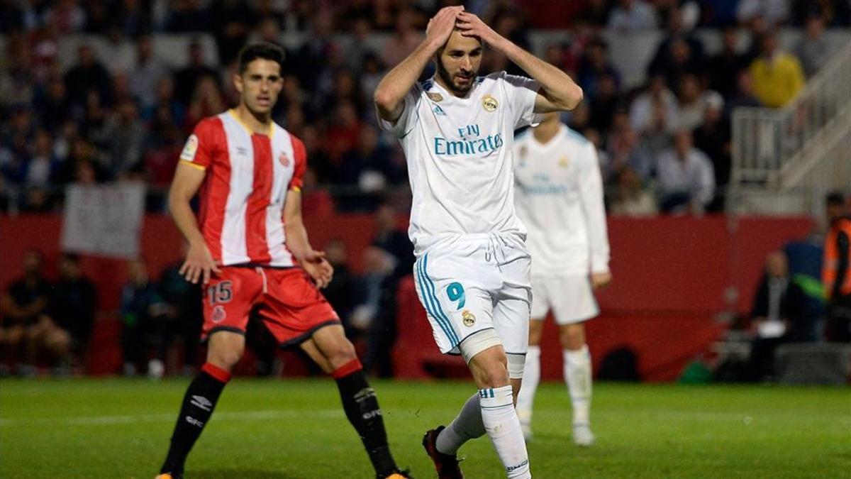 El Real Madrid cayó en Girona en la primera vuelta (2-1)