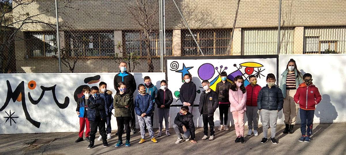 Una de les classesque ha creat elmural. levante-emv