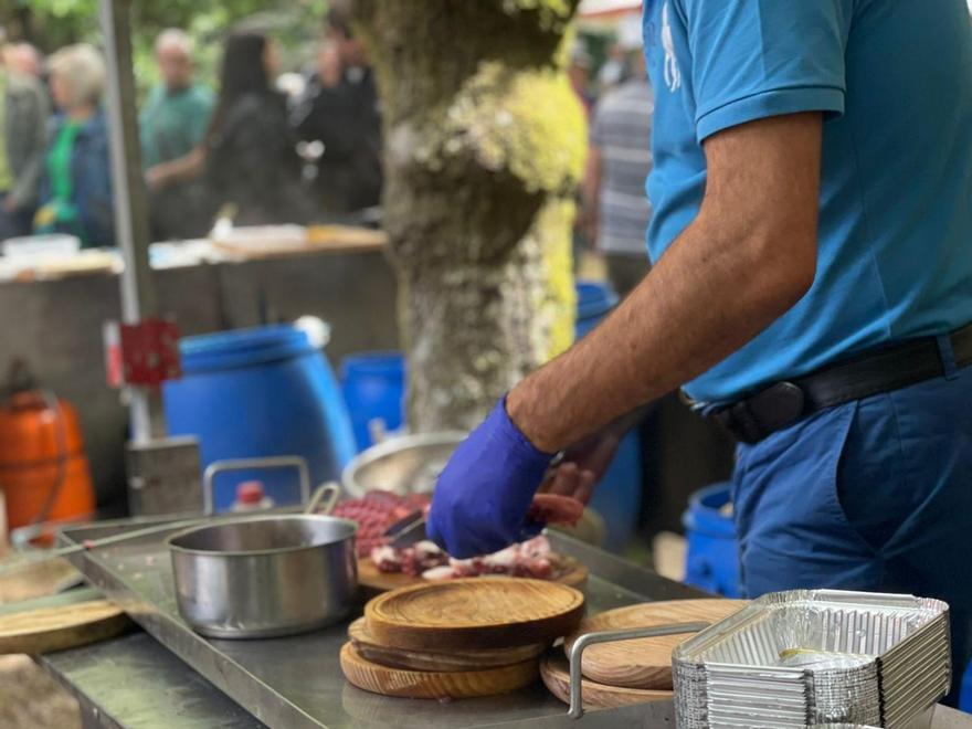 El pulpo &quot;á feira&quot; no podía faltar.