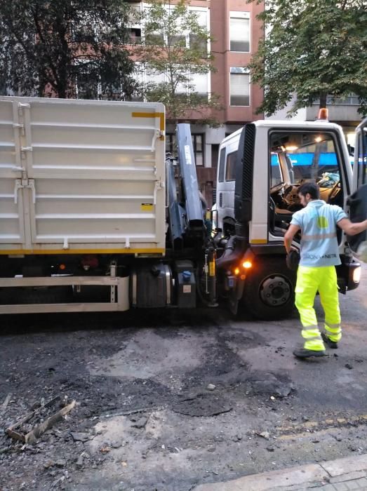 Girona intenta tornar a la normalitat després dels aldarulls de dimecres a la nit