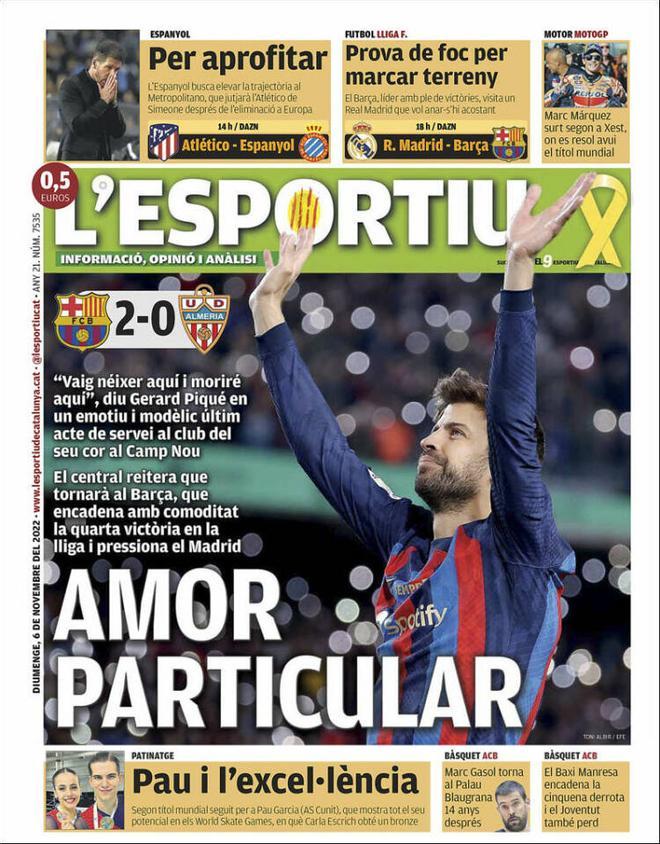 Estas son las portadas de la prensa deportiva de hoy