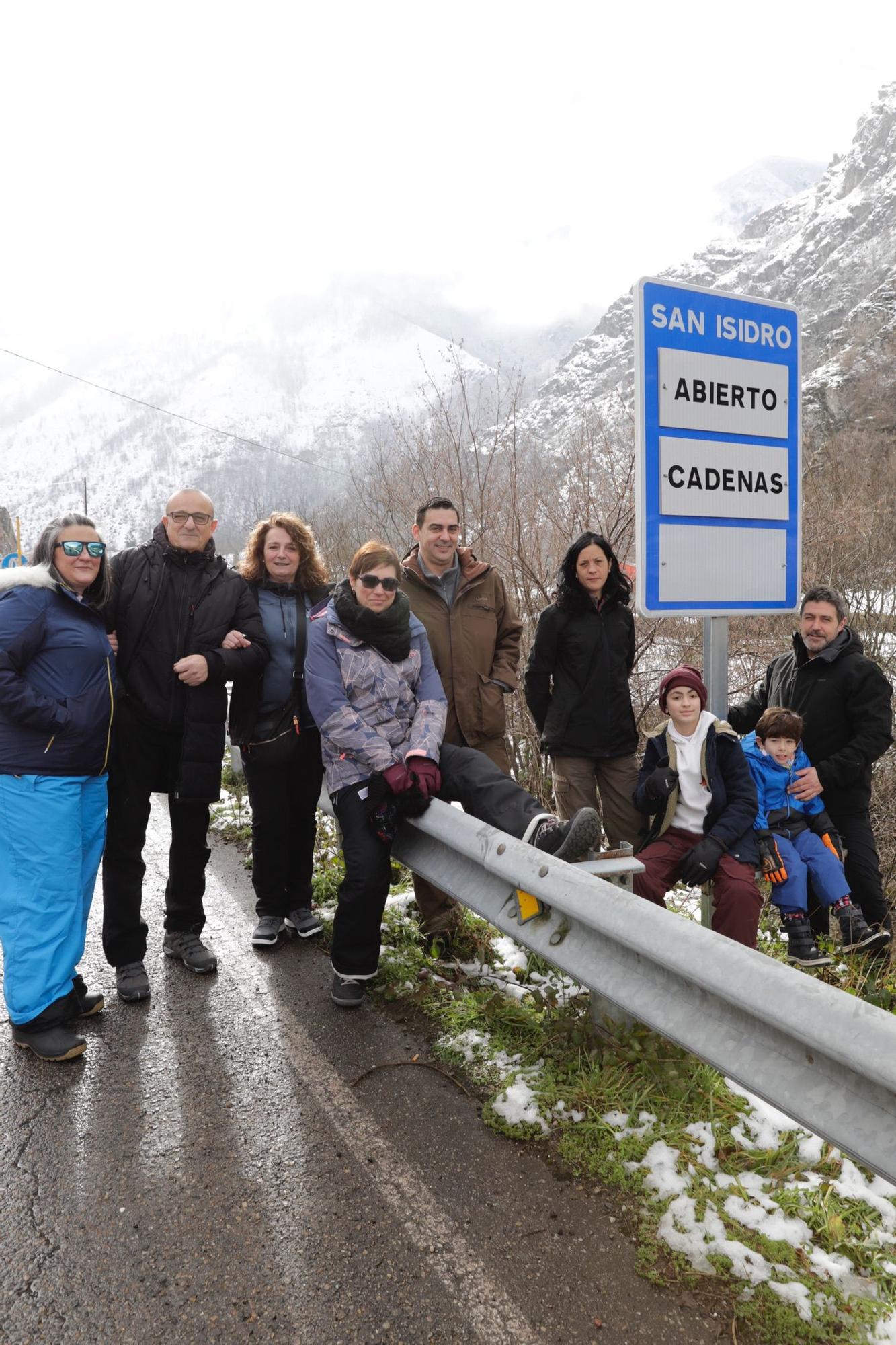 En imágenes: Jornada invernal en Asturias