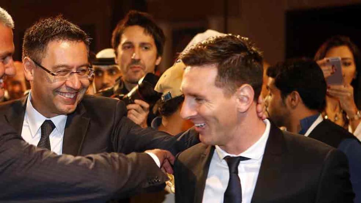 Messi y Bartomeu firmaron finalmente el nuevo contrato