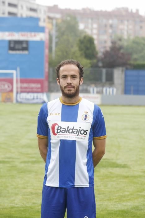 Presentación de la plantilla del Avilés