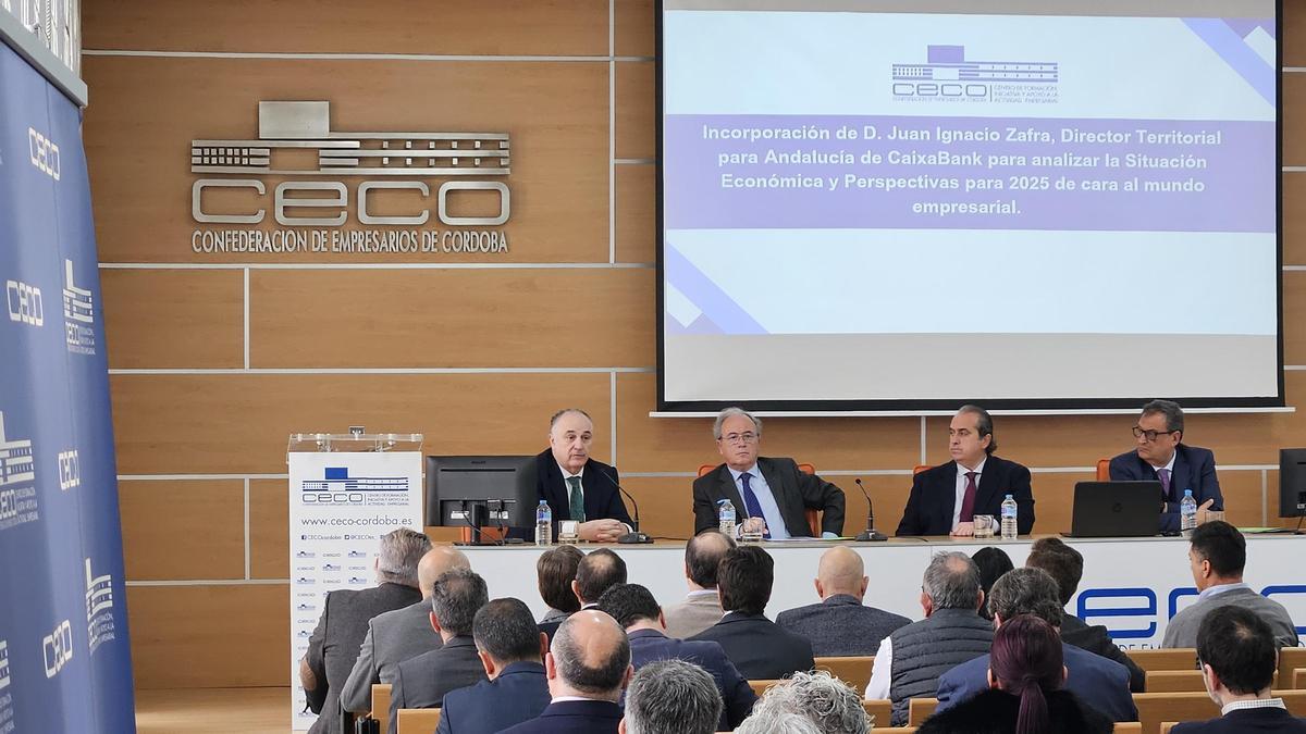 Imagen de la reunión de CECO ayer.