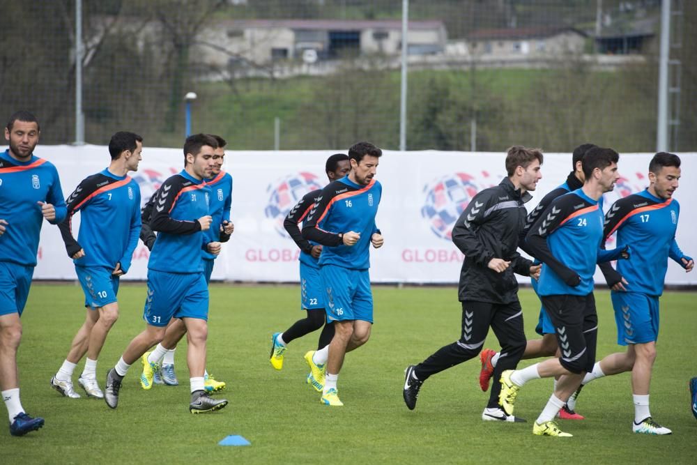 Entrenamiento del Real Oviedo