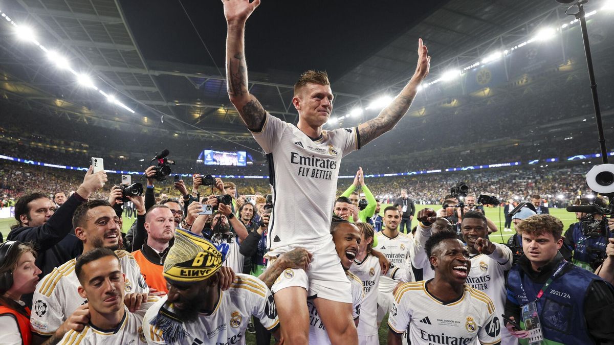 Kroos se despidió del Real Madrid tras levantar la Champions.