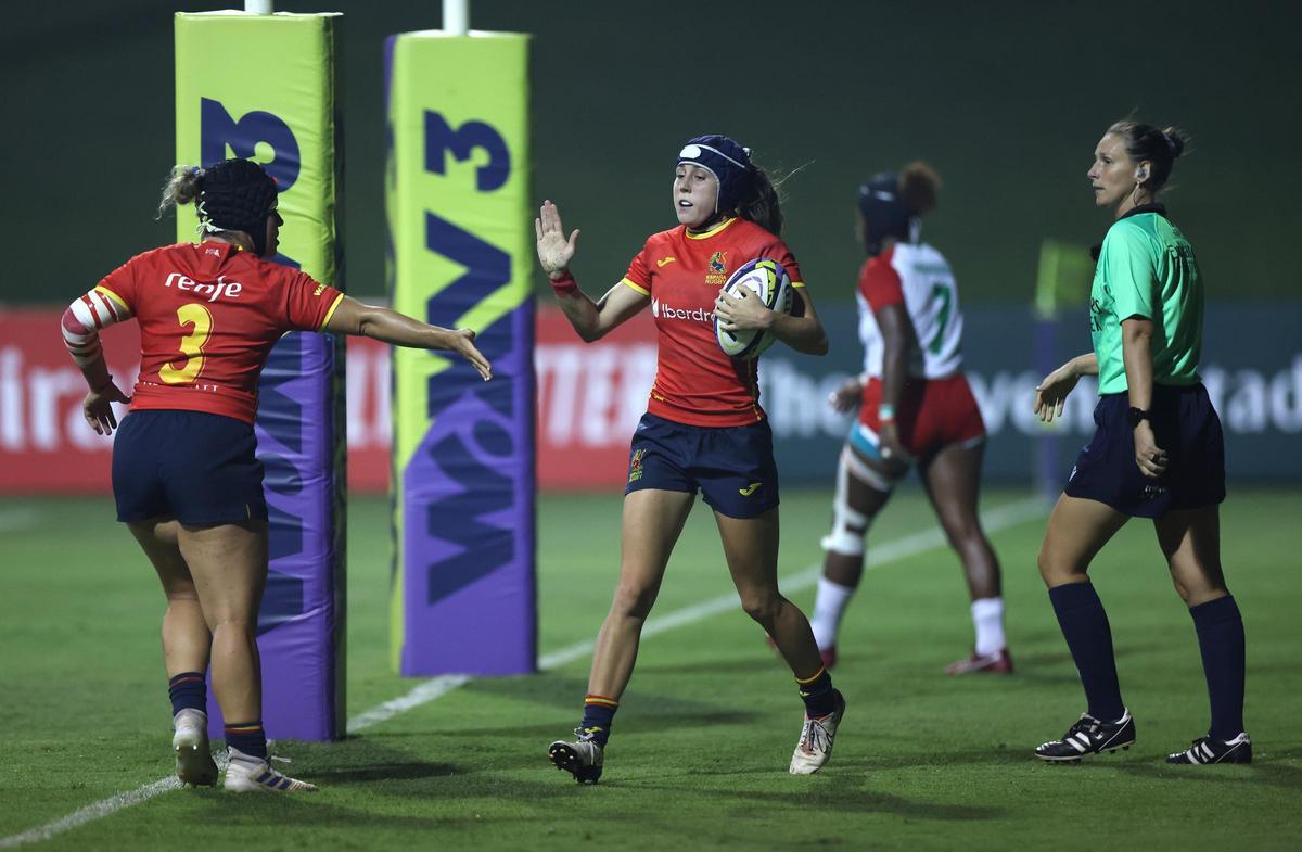 EN IMÁGENES: Clara Piquero, jugadora de rugby de Villaviciosa