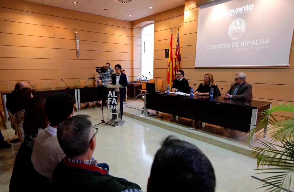 Exposición sobre la condesa de Ripalda en Alfafar