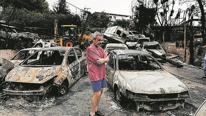 Fuego mortal en Grecia