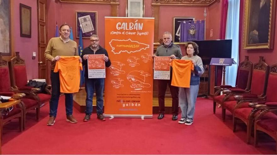 Presentada la carrera contra el cáncer infantil: una marea naranja inundará Villaviciosa el 12 de febrero