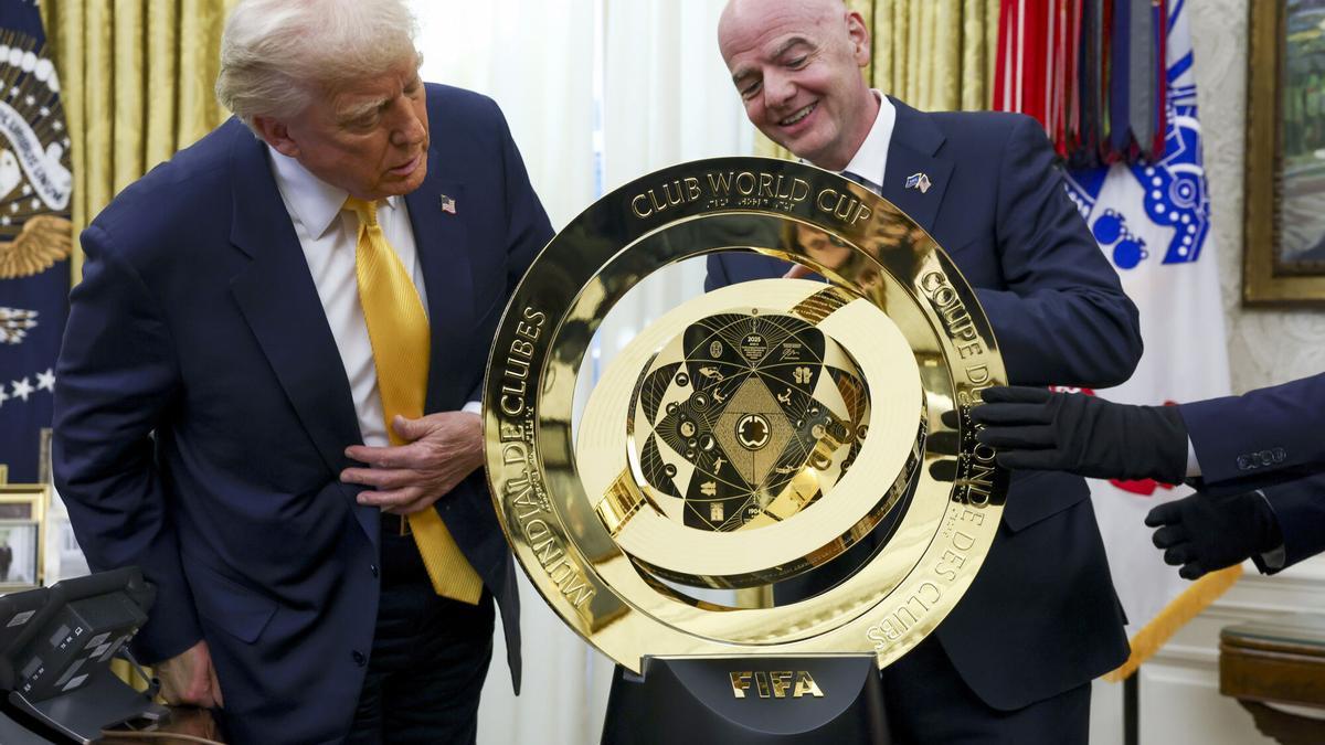 Infantino informó a Trump sobre la próxima disputa del Mundial de Fútbol