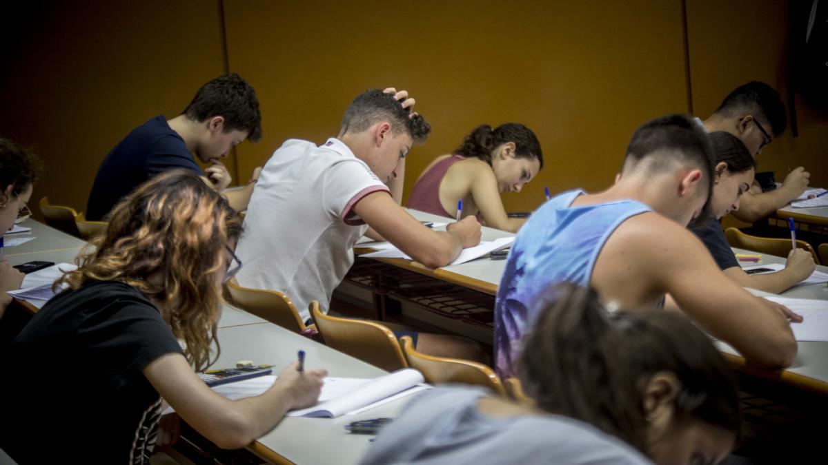 Exámenes de Selectividad en la Universidad de Alicante