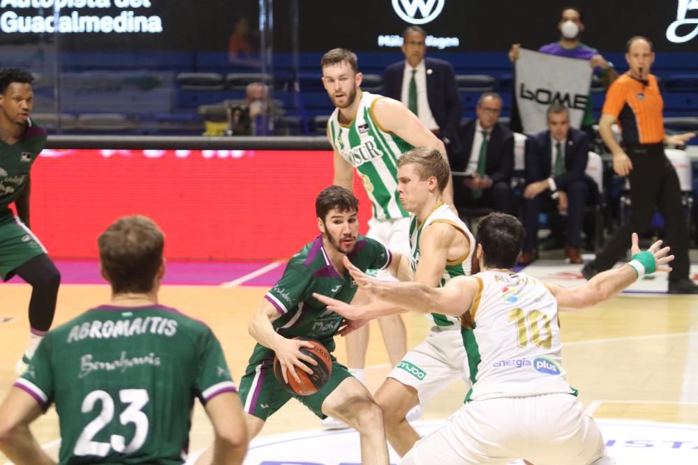 Partido de la Liga Endesa entre el Unicaja y el Real Betis