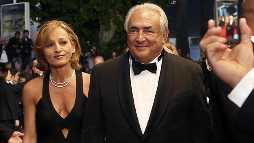 Strauss Kahn y Myriam L&#039;Aouffir.