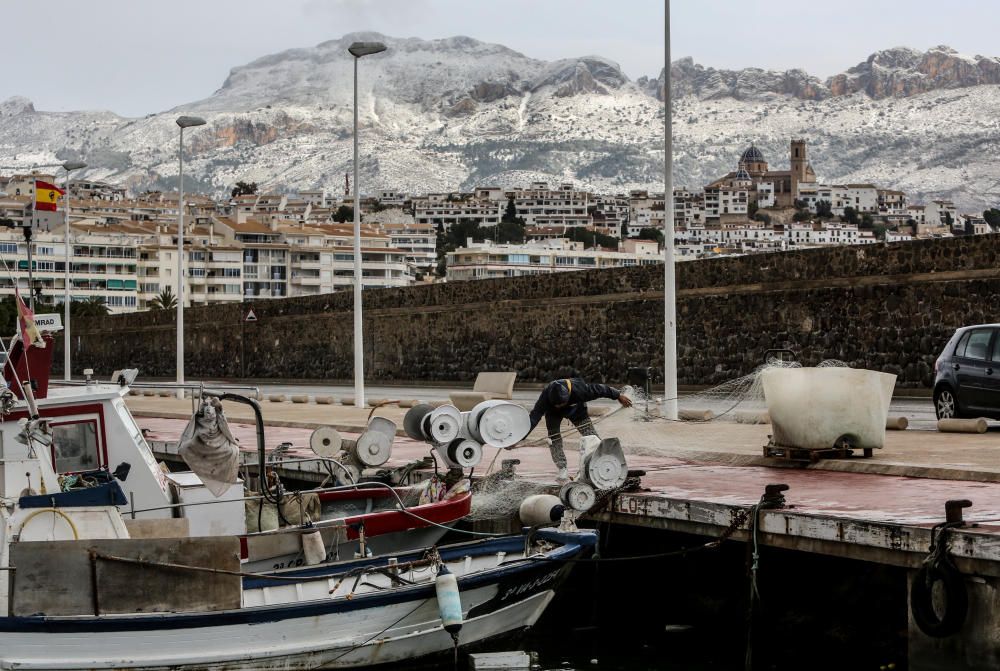 La nieve en la Marina Baixa