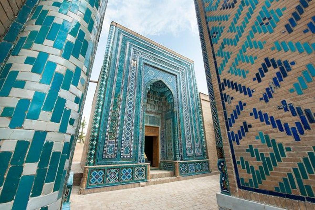 Mausoleo Shah-i-Zinda en Samarcanda.