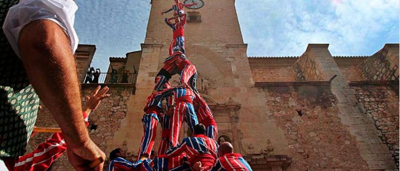 Imagen de la Muixeranga en las fiestas de Algemesí. | V.P.