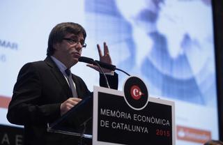 Puigdemont: "Hay más fuga de empresas en Madrid que en Catalunya"