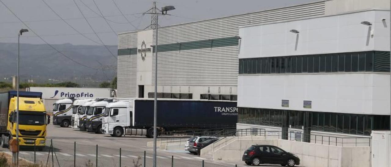 Instalaciones logísticas construidas por la empresa norteamericana Prologis en el polígono de Massalavés, ayer.