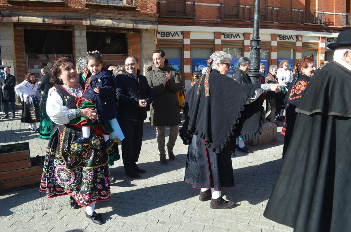 Fiesta de las Candelas, en Plaza Mayor. / E. P.