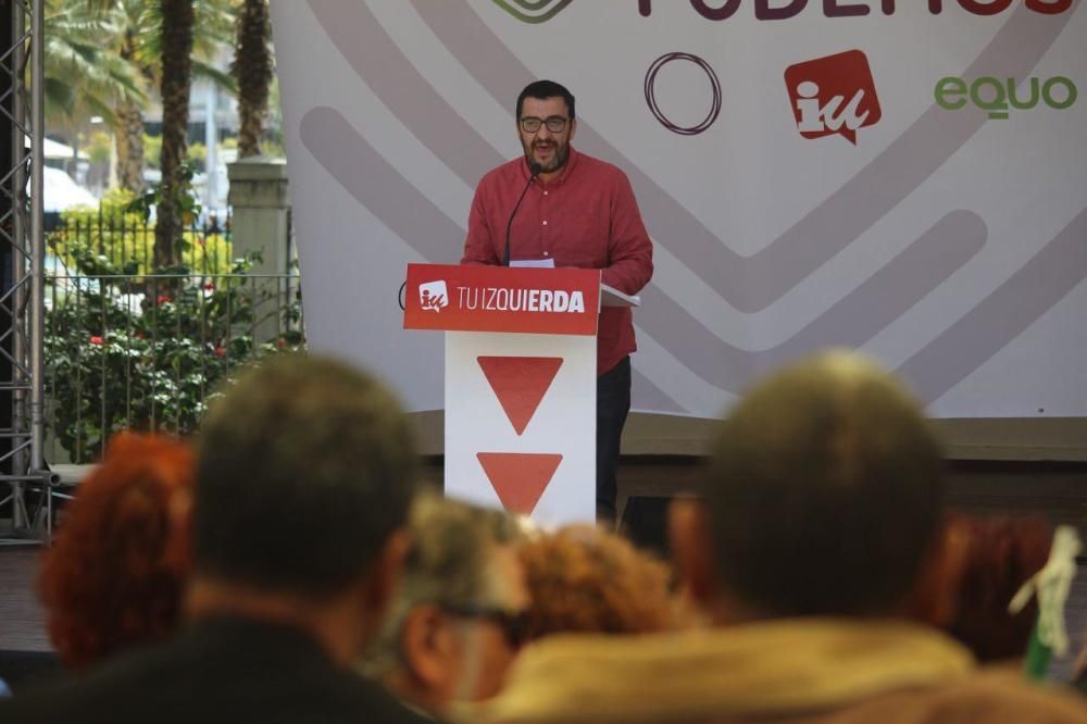 Garzón y Maíllo piden el voto para IU en Málaga