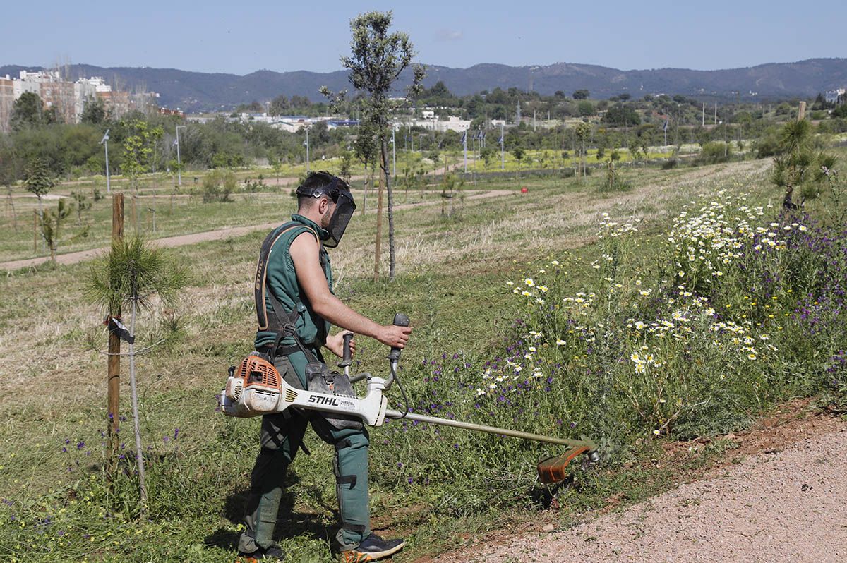 El Parque de Levante de Córdoba avanza en su finalización