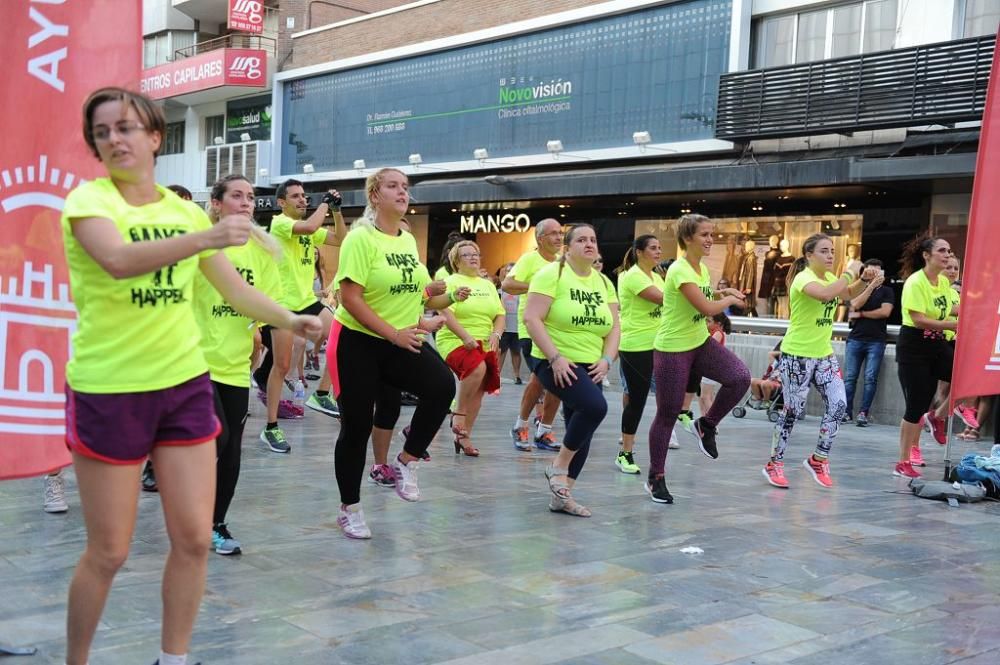 Zumba en la Avenida Libertad