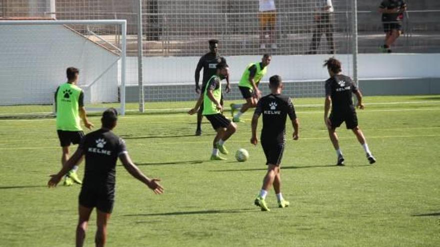 Entrenamiento del Hércules del pasado miércoles en la Ciudad Deportiva.