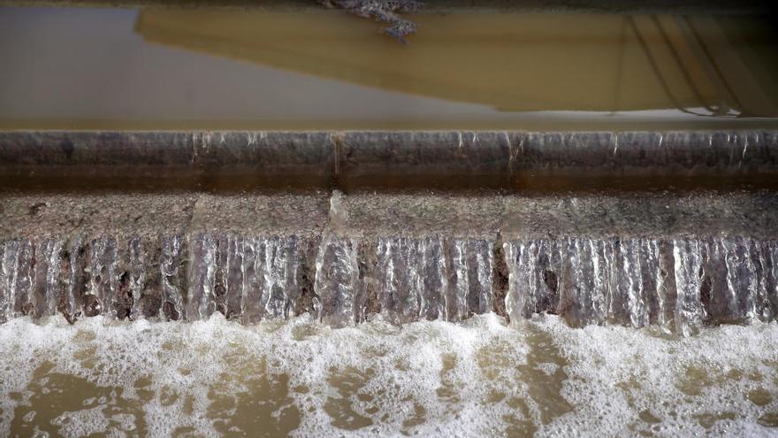 Detalle del tratamiento de aguas en la EDAR de Archena.