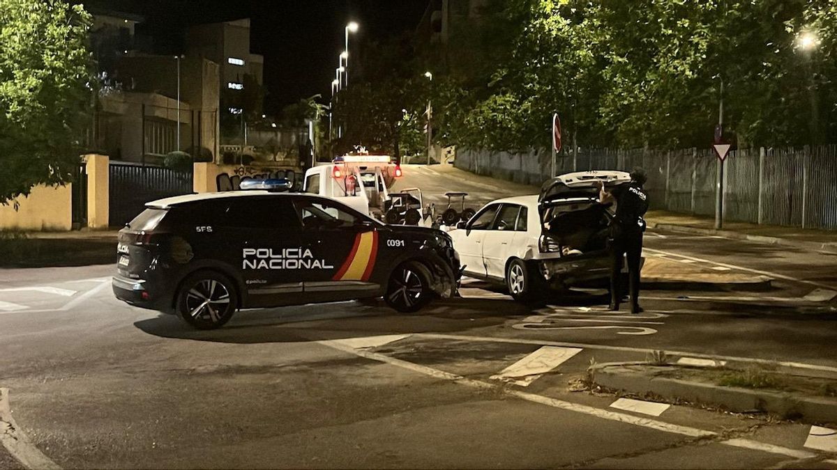 Persecución policial en Cáceres con dos detenidos