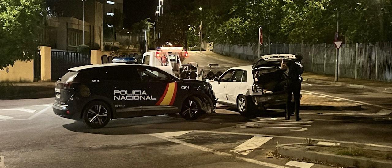 Vídeo | Una espectacular persecución policial en Cáceres termina con dos detenidos