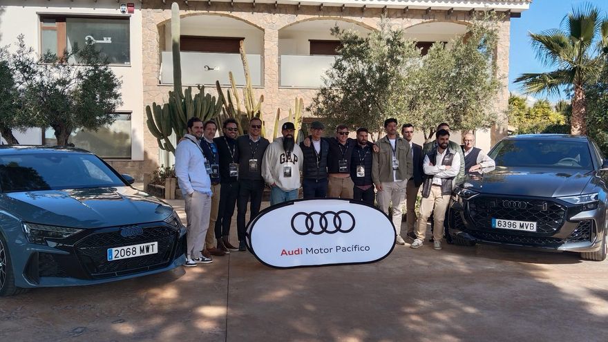 Los modelos más potentes de Audi recorren la Carrasqueta: Así fue la ruta más deportiva de la provincia