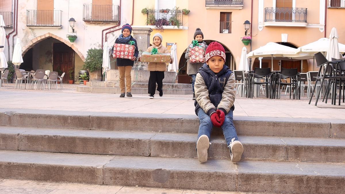 Captura del 'spot' navideño promocional del Ayuntamiento de Onda.