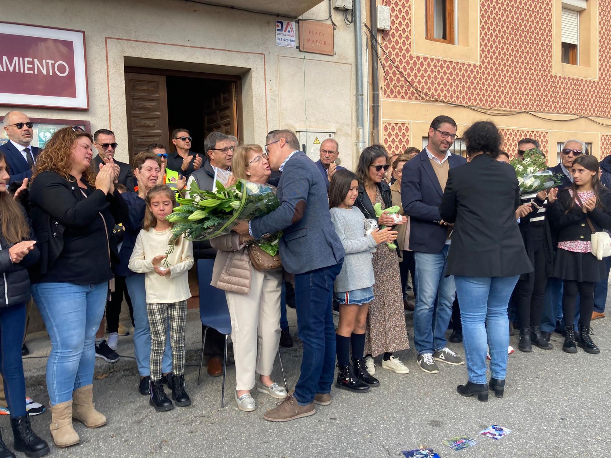 En imágenes: Funeral el Torrecaballeros, Segovia, por la niña asesinada en Gijón