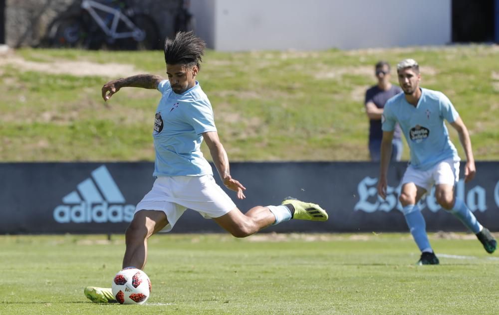 El filial celeste se puso con 2 goles en contra a los 15 min. en Barreiro, pero acabaría remontando con contundencia – A los 20, el marcador era de 2-2.