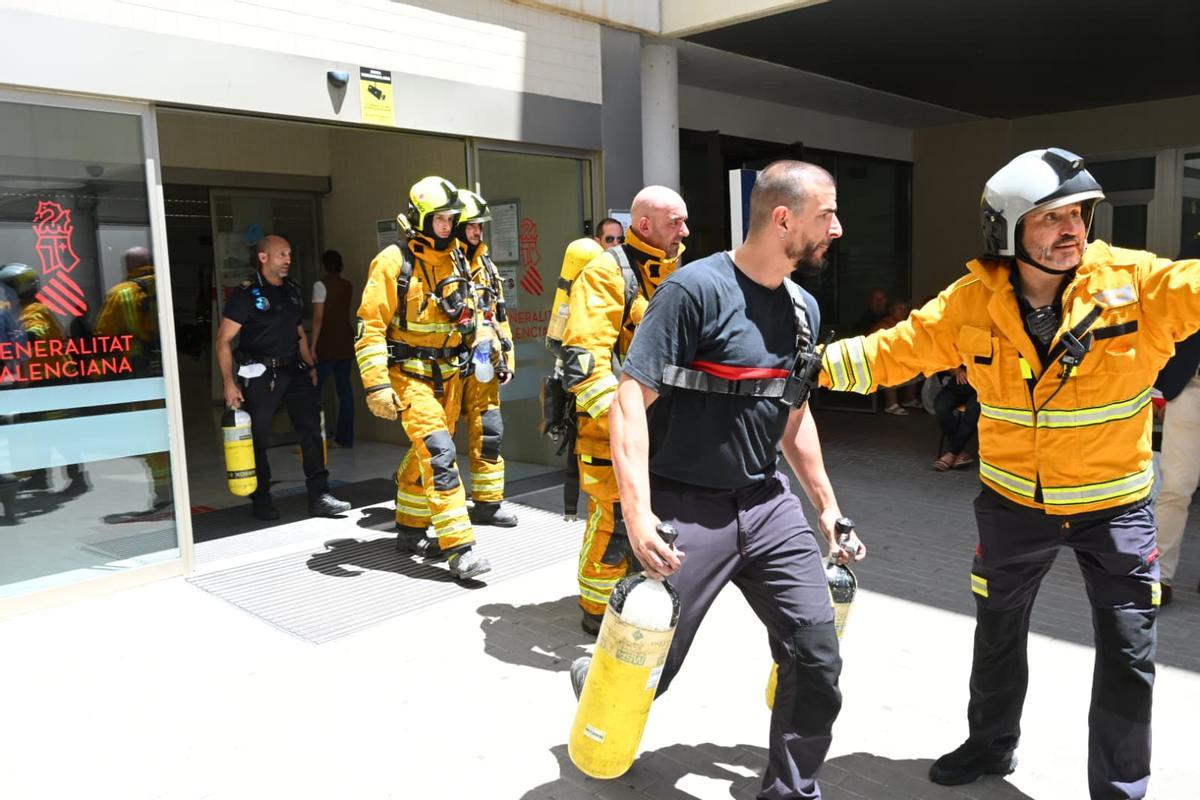 Incendio en el Hospital de Torrevieja