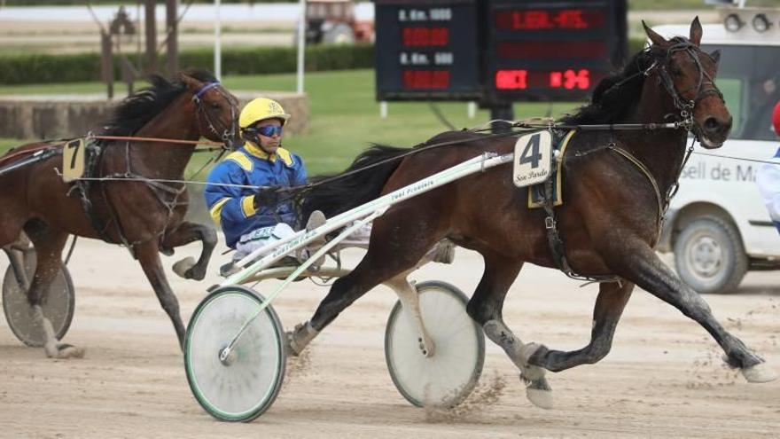 Fortunato Dream (4), con Toni Frontera, tras cruzar la línea de meta por detrás del distanciado Futur de Ladil y por delante de Far West VX.