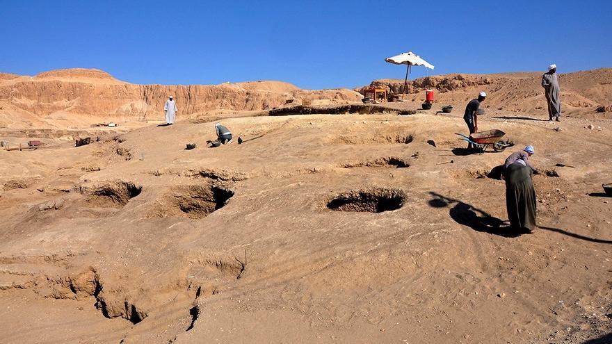 Hallan bajo la arena en Egipto una ciudad perdida de 3.000 años