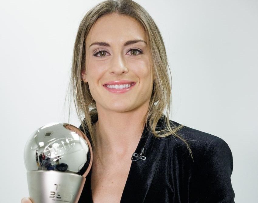 Alexia, con el premio 'The Best' de la FIFA.