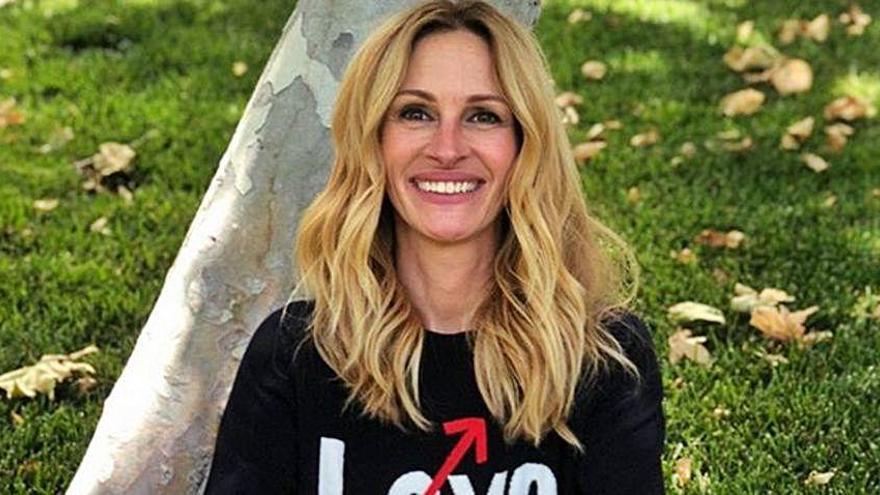 La actriz Julia Roberts y su inconfundible sonrisa.