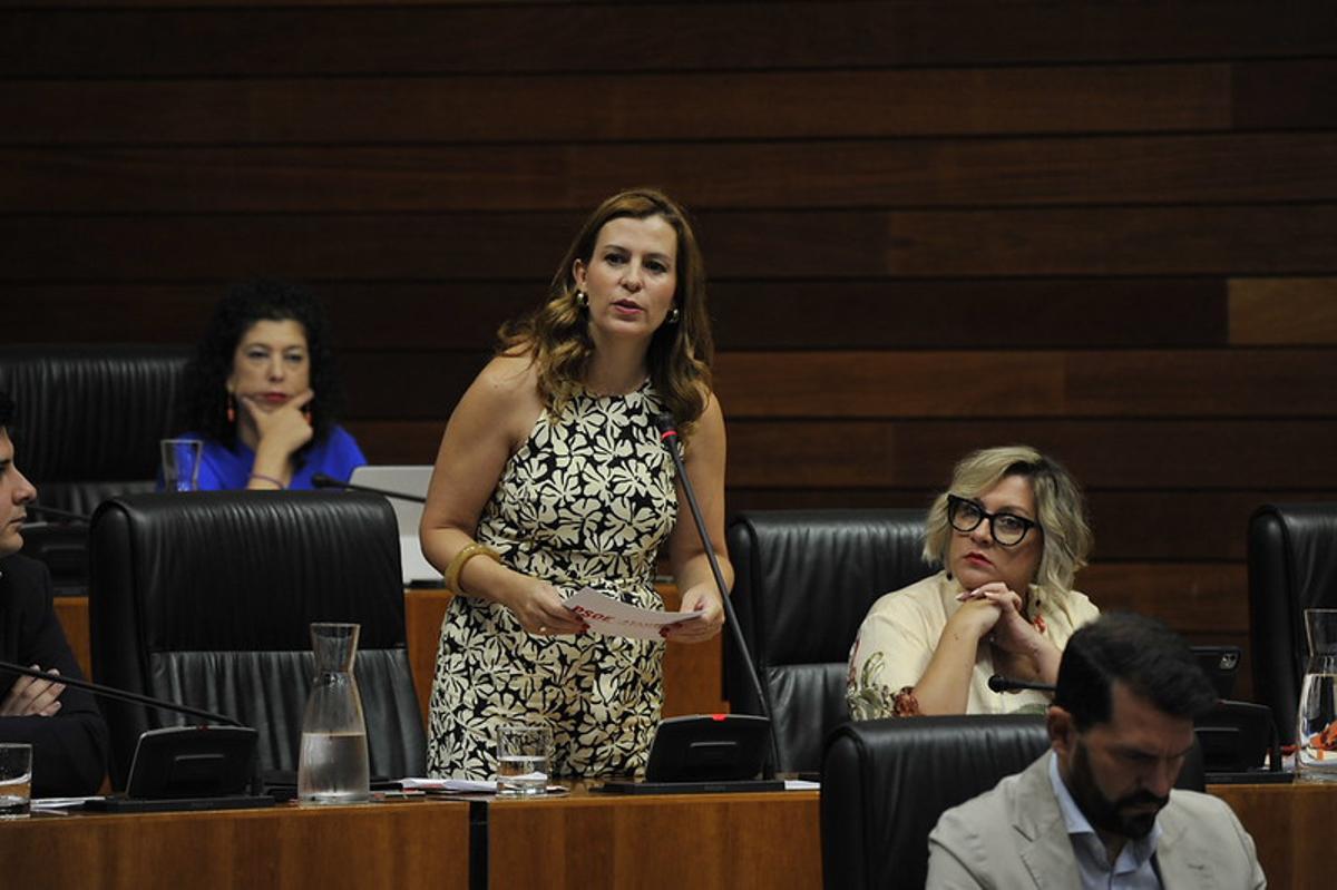 La diputada del PSOE Judith Olivares.
