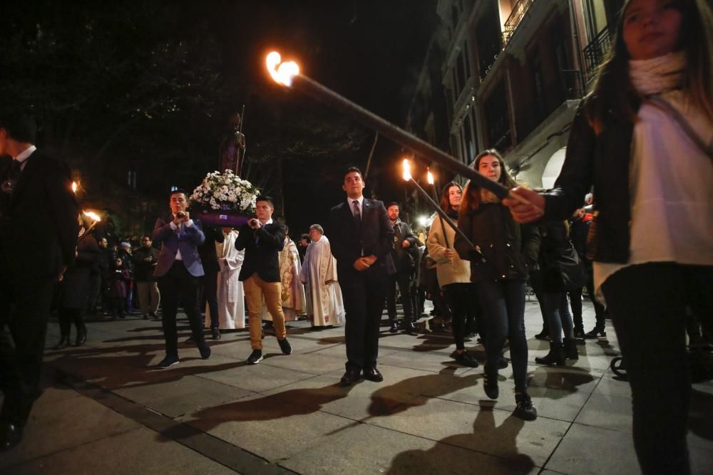 Procesión de San Nicolás en Avilés