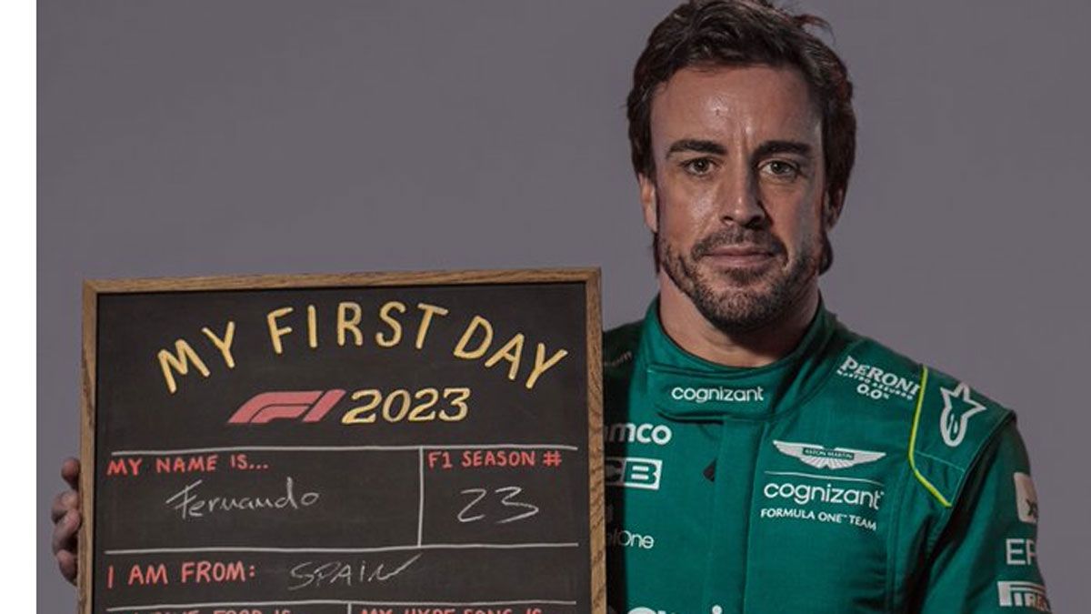 Fernando Alonso  arranca su vigésima temporada en F1 con 41 años